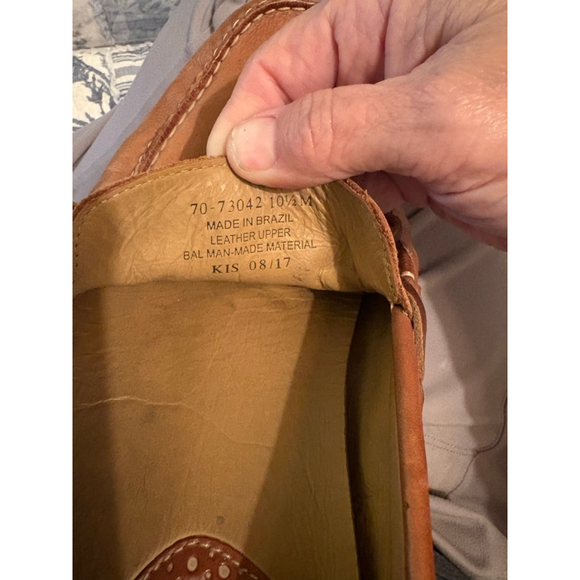 G.H. Bass & Co Brown Leather Driving Loafers Men’s Size 10.5 - Picture 5 of 6